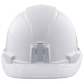 Hard Hats | Klein Tools 60100 20kV Self-Wicking Odor-Resistant Non-Vented Hard Hat - White image number 3