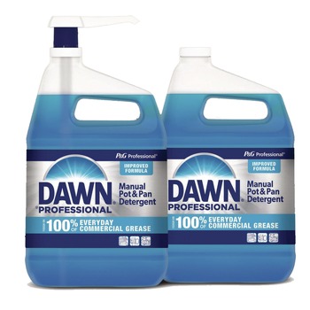 Dawn Professional 1 gal. Manual Pot and Pan Dish Detergent with Pump - Original Scent (2/Carton)