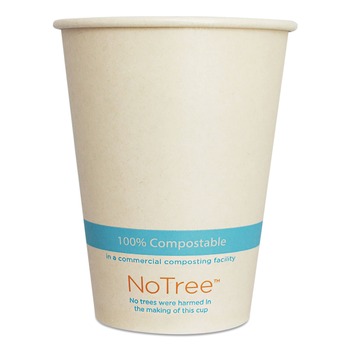World Centric CUSU12C 12 oz. NoTree Paper Cold Cups - Natural (1000/Carton)