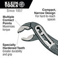 Pliers | Klein Tools D504-7 Classic Klaw 7 in. Pump Pliers - Yellow Handle image number 1