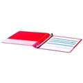 Universal UNV30403 11 in. x 8.5 in., 0.5 in. Capacity, 3 Rings Economy Non-View Round Ring Binder - Red image number 4