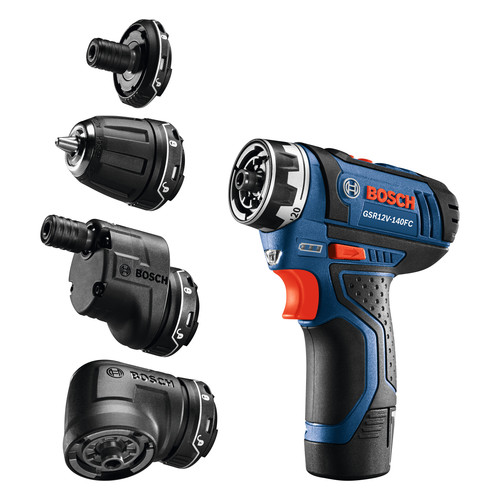 Bosch 12V Max Lithium-Ion FlexiClick 5-in-1 1/4 Cordless Drill