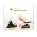 Office Jansan | PaperPro 2220 9/32 in. Holes 20-Sheet EZ Squeeze 3-Hole Punch - Black/Silver image number 3