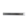 Rulers & Yardsticks | Universal UNV59023 12 in. Long Standard/Metric Stainless Steel Ruler with Cork Back and Hanging Hole image number 1