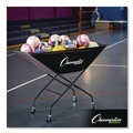 Utility Carts | Champion Sports VCPRO 23 in. x 55 in. x 41 in. Pro Collapsible Volleyball Cart - Black image number 5