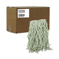 Mops | Boardwalk BWKCM02016S 4-Ply #16 Band Cotton Cut-End Mop Head - White (12/Carton) image number 0
