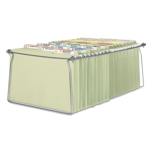 Office Jansan | Smead 64873 Steel Hanging Folder Drawer Frame - Legal, Gray (2/Pack) image number 0