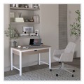 Office Chairs | Alera ALEWS4251 18.9 in. to 22.24 in. Seat Height Mid-Century Task Chair Supports Up to 275 lb - Cream Seat/Cream Back image number 8