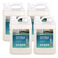 Office Jansan | ECOS PRO PL974604CT 1 Gallon Parsley Plus All-Purpose Kitchen and Bathroom Cleaner Bottle - Herbal Scent (4/Carton) image number 0