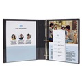 Office Jansan | Avery 27650 11 in. x 8.5 in. 3 in. Capacity 3 Rings Durable Non-View Binder with DuraHinge and Slant Rings - Black image number 3