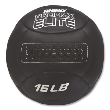 Champion Sports Rhino Promax Elite 16 lbs. Medicine Ball - Black