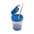 Painting | Deflecto 39515BLU 3.46 w x 3.93 h Antimicrobial No Spill Paint Cup - Blue image number 3