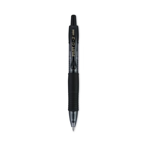 Pens | Pilot 31734 G2 Mini Fine 0.7 mm Gel Pen - Black Ink/Smoke/Black Barrel (4/Pack) image number 0