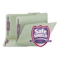 File Folders | Smead 19920 2 in. Expansion Recycled Pressboard Folders - Gray-Green/Legal Size (25/Box) image number 0