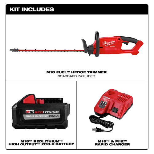 milwaukee m18 hedge trimmer