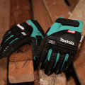 Work Gloves | Makita T-04282 Advanced ANSI 2 Impact-Rated Demolition Gloves - Large image number 4