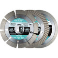 Makita E-12647 3-Piece X-LOCK 4-1/2 in. Diamond Blade Variety Pack for Masonry Cutting image number 0