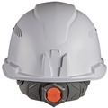 Hard Hats | Klein Tools 60105 Self-Wicking Odor-Resistant Vented Hard Hat - White image number 3