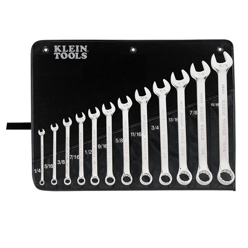 Klein Tools 68404 12-Piece Combination Wrench Set image number 0