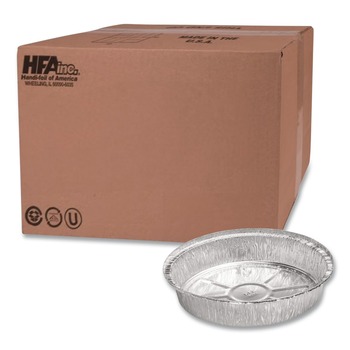 Handi-Foil HFA 204700 7 in. 24 oz. Round Aluminum Container - Silver (500/Carton)