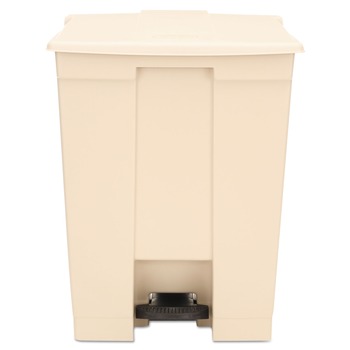 Rubbermaid Commercial 23 Gallon Polyethylene Step-On Receptacle - Beige