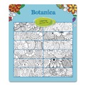 Calendars & Planners | Blueline C2917001 12-Month (Jan to Dec): 2026 17.75 in. x 10.88 in. Monthly Coloring Artwork Desk Pad Calendar - Black Binding/Clear Corners image number 2