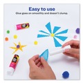 Office Jansan | Avery 00166 0.26 oz. Permanent Glue Stic - Applies White/Dries Clear image number 3
