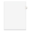 Dividers & Tabs | Avery 11915 11 x 8.5 Avery Style Preprinted Legal Exhibit Side 10-Tab Index Dividers - White (25/Pack) image number 0