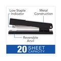 Office Jansan | Swingline S7040501B 20-Sheet Capacity Light-Duty Full Strip Standard Stapler - Black image number 4