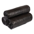 Trash Bags | Inteplast Group VALH4348K22 High-Density 60 Gallon 43 in. x 46 in. Commercial Can Liners - Black (150/Carton) image number 0