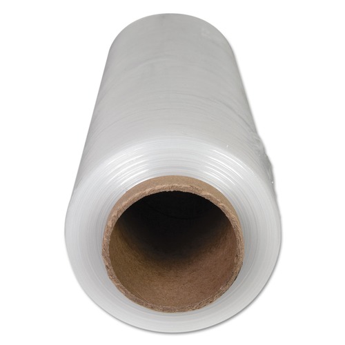 Cleaning & Janitorial Supplies | Universal UNV80118 80 Gauge 18 in. x 1500 ft. Handwrap Stretch Film (4-Piece/Carton) image number 0