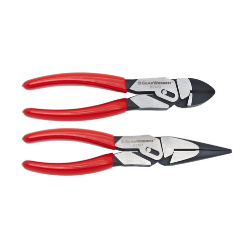 Pliers | GearWrench 82124 2-Piece PivotForce Compound Action Plier Set image number 0