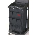 Office Jansan | Rubbermaid Commercial FG9T9000BLA 9-Pocket Executive Fabric Hanging Organizer - Black image number 1
