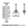 Specialty Nailers | Freeman PSSCP Pneumatic Single Pin Concrete Nailer image number 3