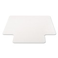 Deflecto CM11112 Economat Occasional Use Chair Mat For Low Pile, 36 X 48 W/lip, Clear image number 1