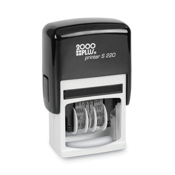 COSCO 2000PLUS Self-Inking Economy Dater - Black