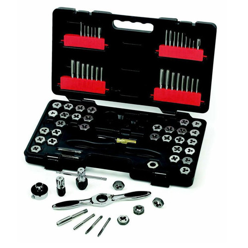 Screwdrivers | GearWrench 3887 75-Piece SAE/Metric Ratcheting Tap and Die Drive Tool Set image number 0