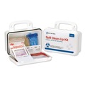 First Aid | First Aid Only 6021 7.5 in. x 4.5 in. x 2.75 in. BBP Spill Cleanup Kit - White (1-Kit) image number 0