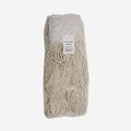 Office Jansan | Boardwalk BWK324C 24 oz. Premium Saddleback Head Cotton Fiber Mop Head - White (12/Carton) image number 1