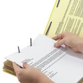 Office Jansan | Smead 19098 Eight SafeSHIELD Fasteners 3 Dividers Eight-Section Pressboard Top Tab Classification Folders - Legal Size, Yellow (10/Box) image number 1