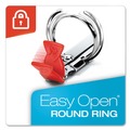  | Cardinal 11120 Premier 3 Easy Open Locking Round Ring 2 in. Capacity ClearVue Binder - White image number 1