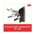 Office Jansan | 3M DH240MB 30 Sheet Capacity Adhesive Monitor Mount Swing Arm Plastic Copyholder - Black/Silver Clip image number 6