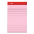 Cleaning & Janitorial Supplies | Universal UNV63016 5 in. x 8 in. Sheets Narrow Rule Perforated Ruled Writing Pads - Assorted Pastel Colors (6/Pack) image number 8