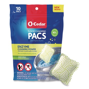 O-Cedar Cleaning PACS - Crisp Citrus Scent (8 Packs/Carton)
