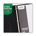  | Mead 19010 3-Hole 8.5 in. x 11 in. Graph Paper Tablet (12/Pack) image number 4