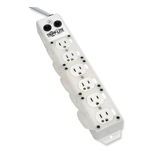  | Tripp Lite PS-615-HG-OEM 6 Outlets 15 ft. Cord Medical-Grade Power Strip for Patient-Care Vicinity - White image number 0