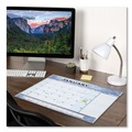 Bulletin Boards | AT-A-GLANCE 89701 12-Month: Jan 2026 to Dec 2026 22 in. x 17 in. Slate Blue Desk Pad - Blue Sheets, Clear Corners image number 1