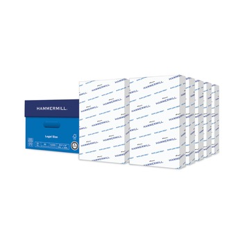 Hammermill Copy Plus 8.5 in. x 14 in. 92 Bright 20 lbs. Bond Weight Print Paper - White (10/Carton)