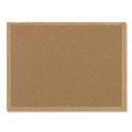 MasterVision SB1420001233 72 in. x 48 in. Wood Frame Earth Cork Board - Natural image number 0