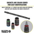 Sockets | Klein Tools 32907 No-Handle Impact Flip Socket Set image number 6